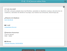 Tablet Screenshot of eco-2re.com